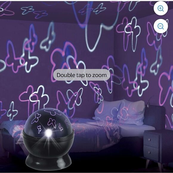 Brightside Butterfly Light Multicolor LED Projector - Picture 5 of 6